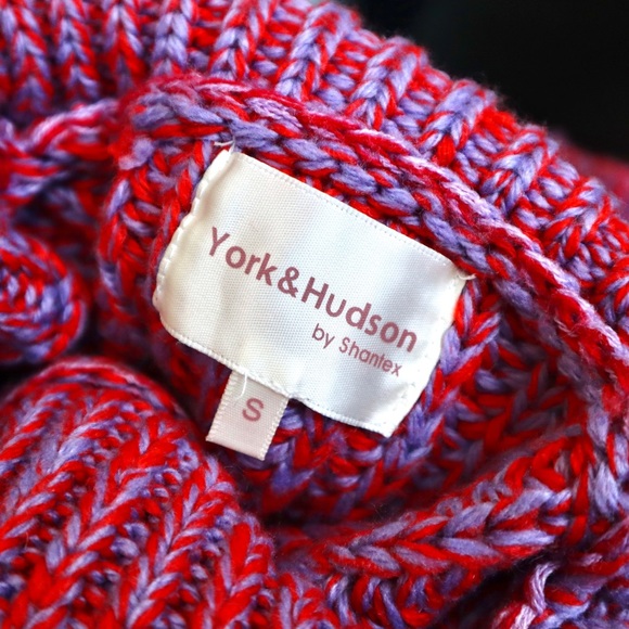 Shantex Knit Multicolor Turtle Neck Sweater NWT - Picture 10 of 12